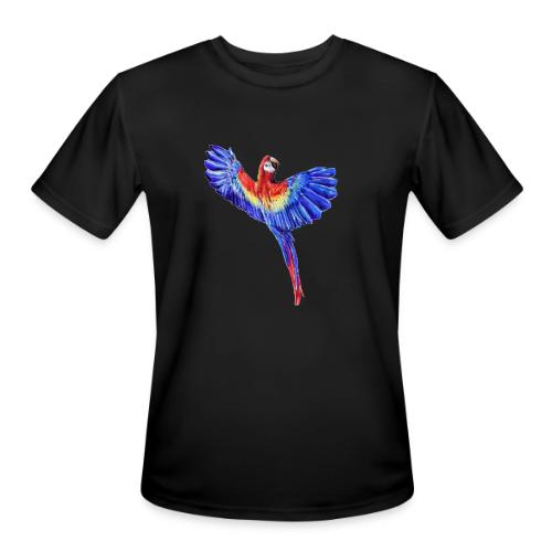 Scarlet macaw parrot - Men's Moisture Wicking Performance T-Shirt