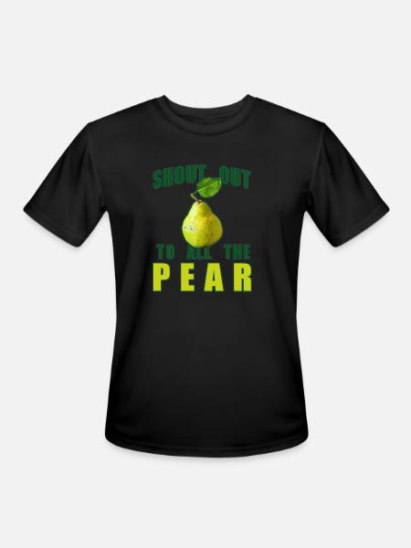 Shout Out To All The Pear - Men's Moisture Wicking Performance T-Shirt - black