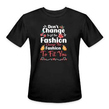 Fashion Fashion Clothing Catwalk - Men's Moisture Wicking Performance T-Shirt - black - Front - Jackson (183cm)