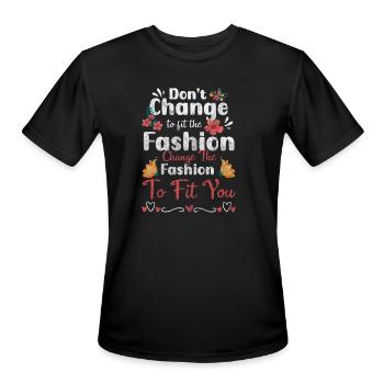 Fashion Trendsetter Fashion Show Street Art - Men's Moisture Wicking Performance T-Shirt - black - Front - Jackson (183cm)