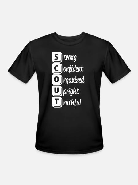 6_s-c-t-o-u-t_1c - Men's Moisture Wicking Performance T-Shirt - black