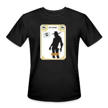 Ghost - Men's Moisture Wicking Performance T-Shirt - black - Front - Jackson (183cm)