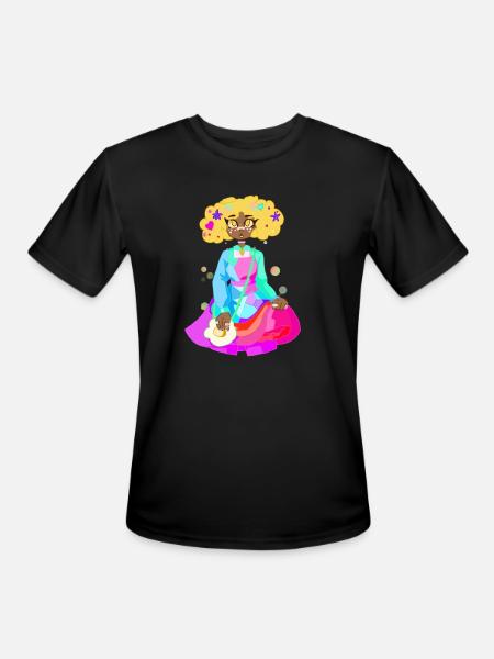 E Girls - Men's Moisture Wicking Performance T-Shirt - black