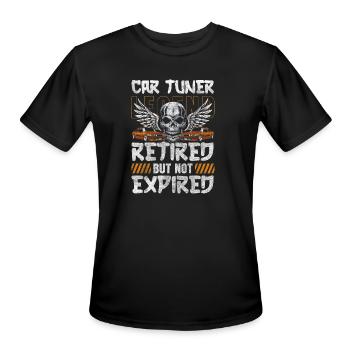 Car Motorsport Engine Show And Shine - Men's Moisture Wicking Performance T-Shirt - black - Front - Jackson (183cm)