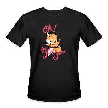 Oh For Fox sake - Men's Moisture Wicking Performance T-Shirt - black - Front - Jackson (183cm)