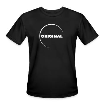 Original Remix Clothing Premium - Men's Moisture Wicking Performance T-Shirt - black - Front - Jackson (183cm)