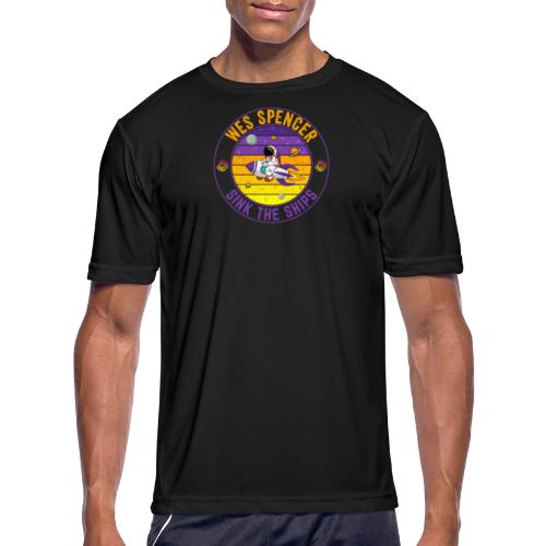 Sink the Ships | Wes Spencer Crypto - Men's Moisture Wicking Performance T-Shirt