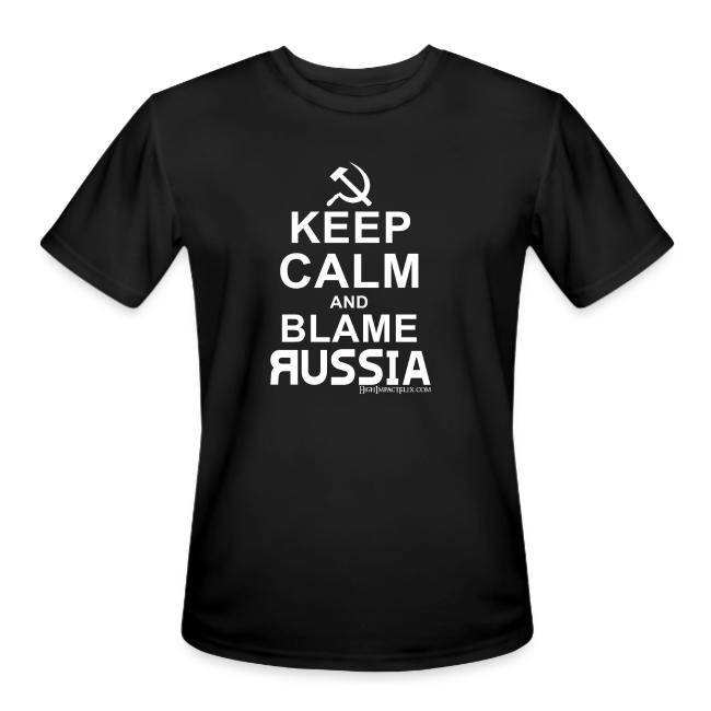 Keep Calm and Blame Russia (white)