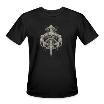Piercing Darkness: Life and Death Struggle - Men's Moisture Wicking Performance T-Shirt - black - Front - Jackson (183cm)
