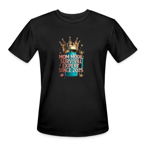 Mom Mode Survival Expert Tee - Men's Moisture Wicking Performance T-Shirt