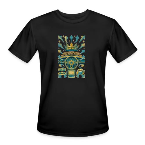 Backseat Driver T Shirt, Funny Dad Gift - Men's Moisture Wicking Performance T-Shirt