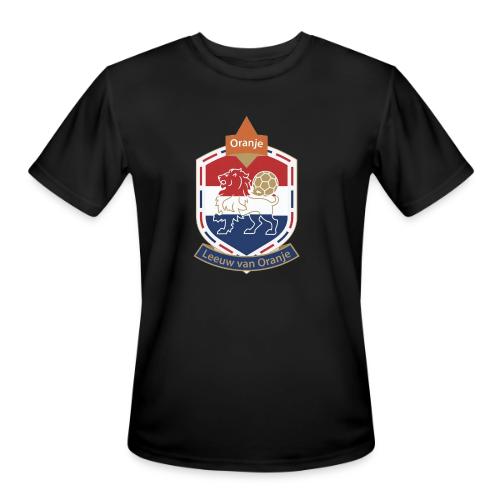 Netherlands Lion Crest T-Shirt, Dutch Badge Gift - Men's Moisture Wicking Performance T-Shirt