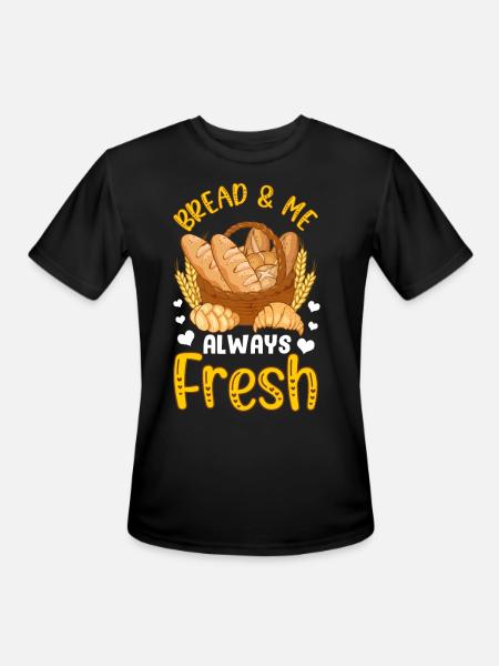 Bread Baking Bread Maker - Men's Moisture Wicking Performance T-Shirt - black