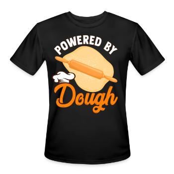 Bread Baking Bread Maker - Men's Moisture Wicking Performance T-Shirt - black - Front - Jackson (183cm)