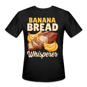 Bread Baking Bread Maker - Men's Moisture Wicking Performance T-Shirt - black - Front - Jackson (183cm)
