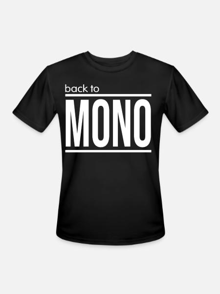 Back To Mono - Men's Moisture Wicking Performance T-Shirt - black