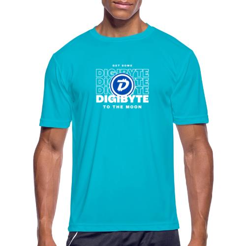 Digibyte. More secure, faster, forward thinking - Men's Moisture Wicking Performance T-Shirt
