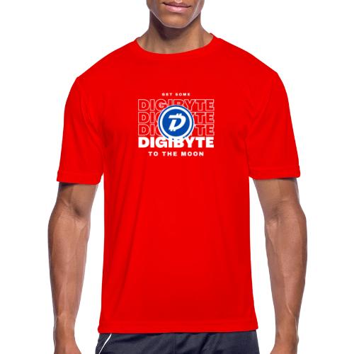 Digibyte. More secure, faster, forward thinking - Men's Moisture Wicking Performance T-Shirt