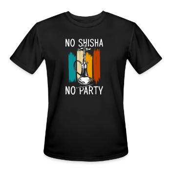Hookah Chilling Smoking - Men's Moisture Wicking Performance T-Shirt - black - Front - Jackson (183cm)