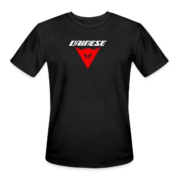 Motorsports Racing MotoGP Logo - Men's Moisture Wicking Performance T-Shirt - black - Front - Jackson (183cm)