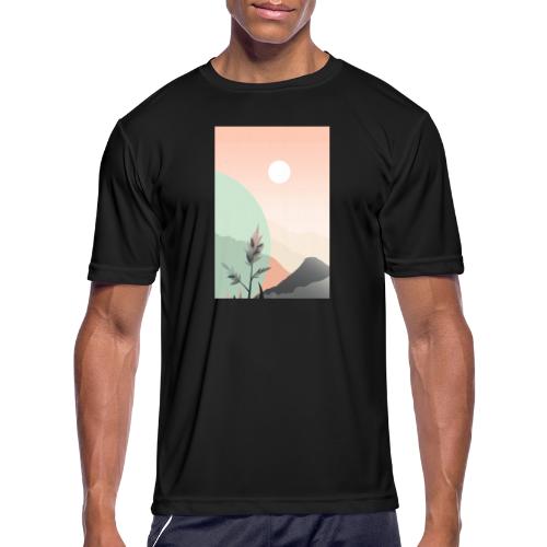 Retro Sunrise - Men's Moisture Wicking Performance T-Shirt