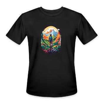 Stranger's Paradise - Men's Moisture Wicking Performance T-Shirt - black - Front - Jackson (183cm)