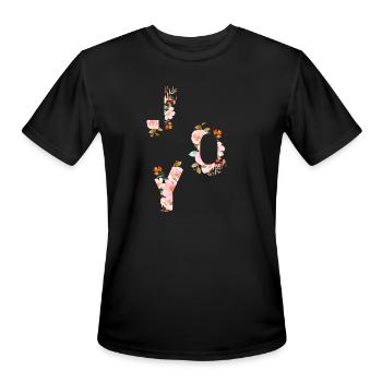Joy - Motivation - Men's Moisture Wicking Performance T-Shirt - black - Front - Jackson (183cm)