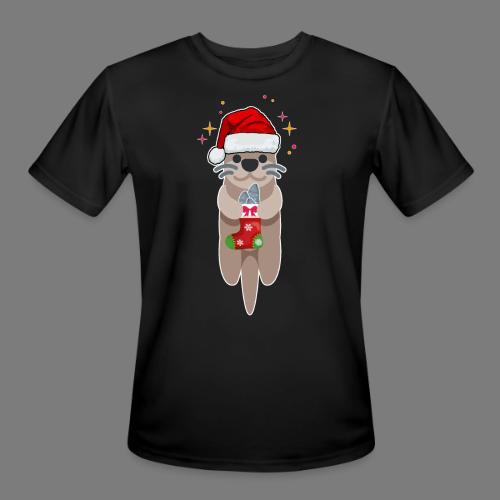 Otter Christmas - Funny Shirts - Advent Gift - Men's Moisture Wicking Performance T-Shirt