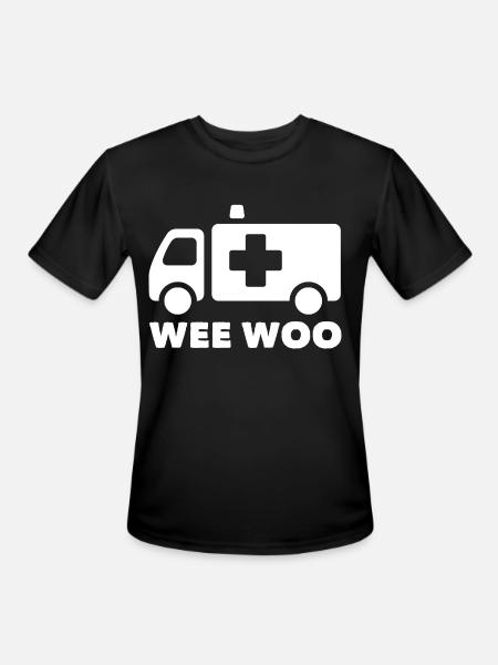 Ambulance Paramedic - Men's Moisture Wicking Performance T-Shirt - black