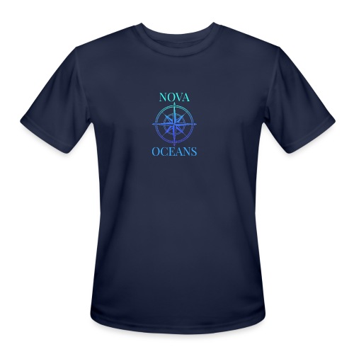 logo_nova_oceans - Men's Moisture Wicking Performance T-Shirt