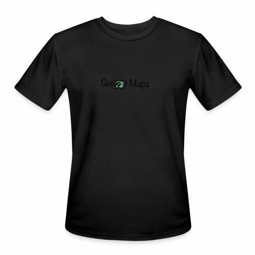 Getlost Maps Logo - Men's Moisture Wicking Performance T-Shirt