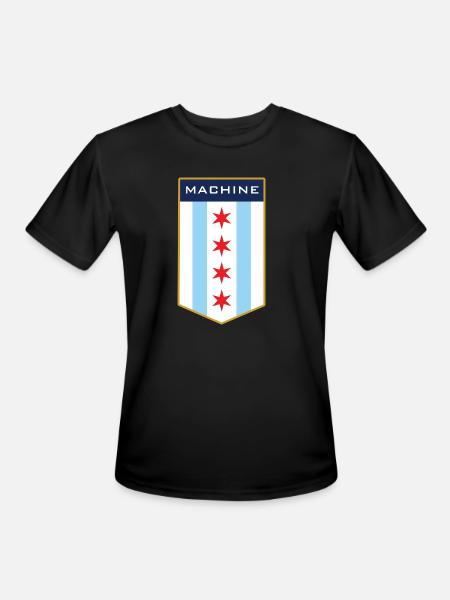Chicago Machine 1 1 - Men's Moisture Wicking Performance T-Shirt - black