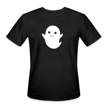 ghost - Men's Moisture Wicking Performance T-Shirt - black - Front - Jackson (183cm)