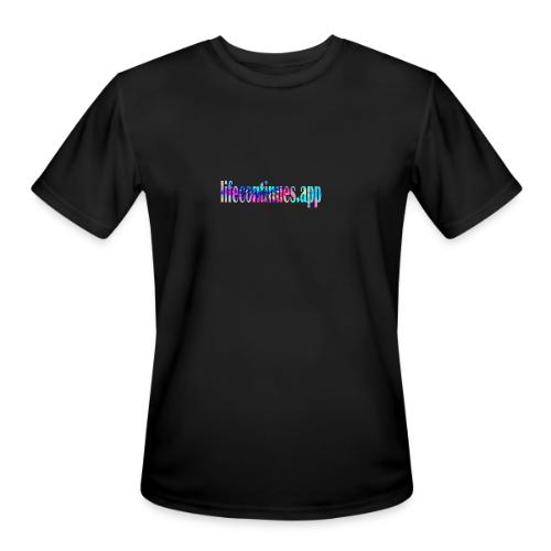 Lifecontinues.app1 - Men's Moisture Wicking Performance T-Shirt