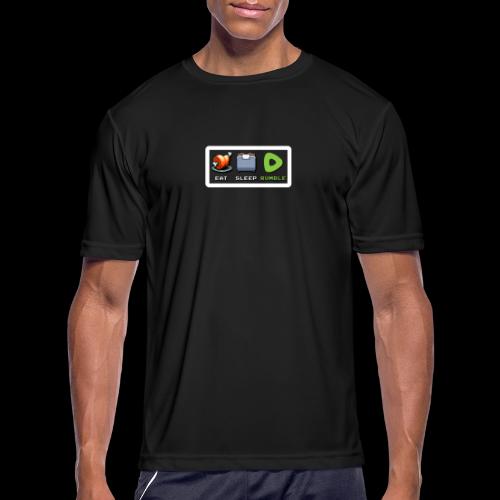 Eat Sleep Rumble merch - Men's Moisture Wicking Performance T-Shirt