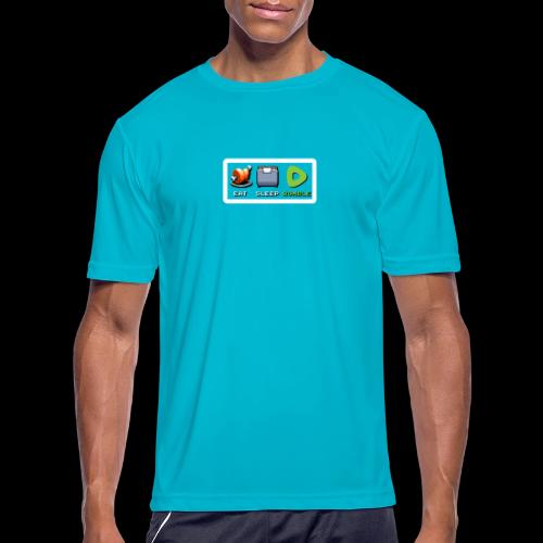 Eat Sleep Rumble merch - Men's Moisture Wicking Performance T-Shirt