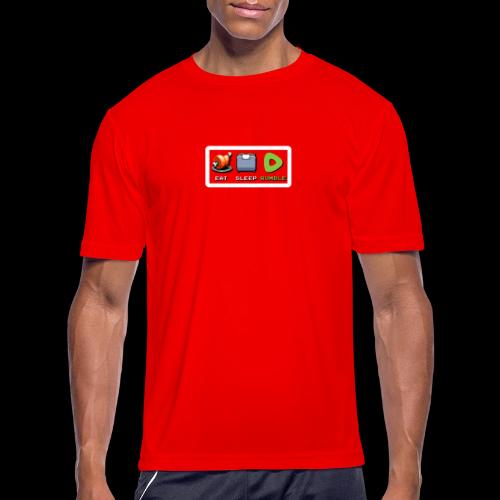 Eat Sleep Rumble merch - Men's Moisture Wicking Performance T-Shirt