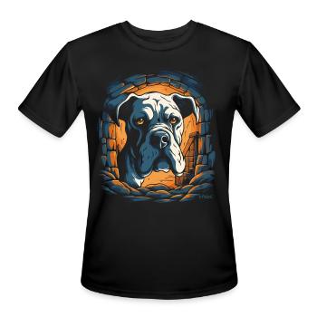 Cool Dungeon Dog - Men's Moisture Wicking Performance T-Shirt - black - Front - Jackson (183cm)