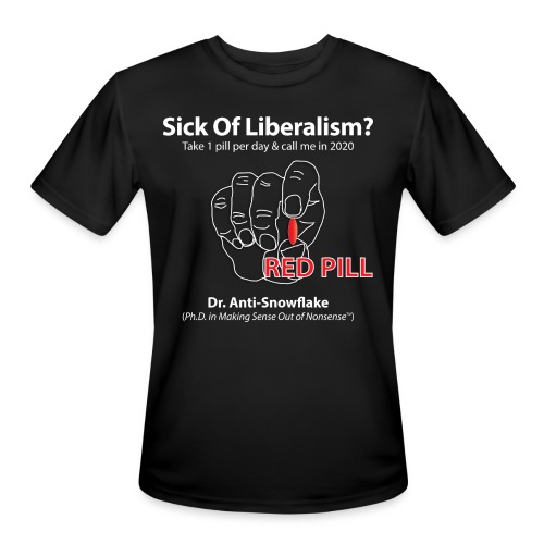 RedPill tshirt black tees - Men's Moisture Wicking Performance T-Shirt