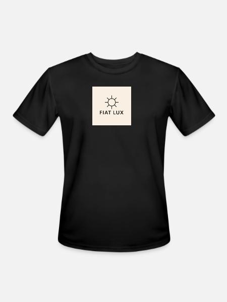 Fiat Lux Sun Emblem - Men's Moisture Wicking Performance T-Shirt - black