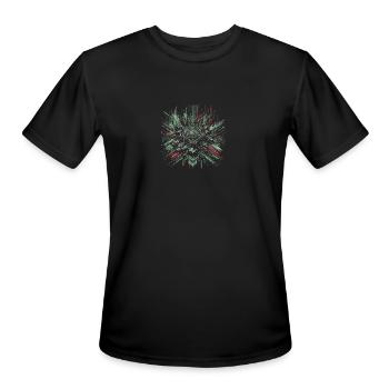 Cybernetic Core - Men's Moisture Wicking Performance T-Shirt - black - Front - Jackson (183cm)