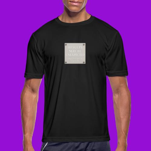 Results - White - Men's Moisture Wicking Performance T-Shirt