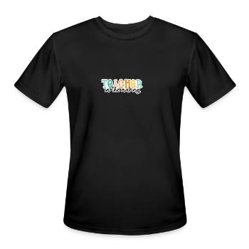 Teacher in the Making - Men's Moisture Wicking Performance T-Shirt - black - Front - Jackson (183cm)