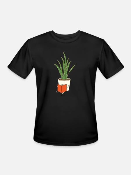 Indoor Plant - Men's Moisture Wicking Performance T-Shirt - black