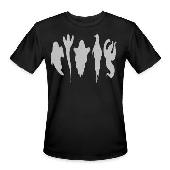 Ghost - Men's Moisture Wicking Performance T-Shirt - black - Front - Jackson (183cm)
