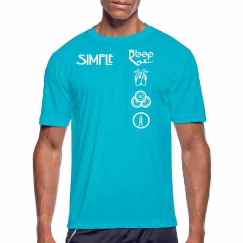simplesymbolsvert - Men's Moisture Wicking Performance T-Shirt
