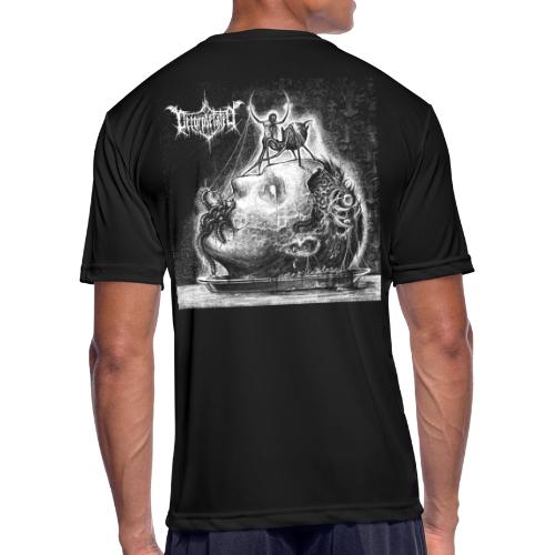 Decorpsetated - Human Words album cover, white - Men's Moisture Wicking Performance T-Shirt