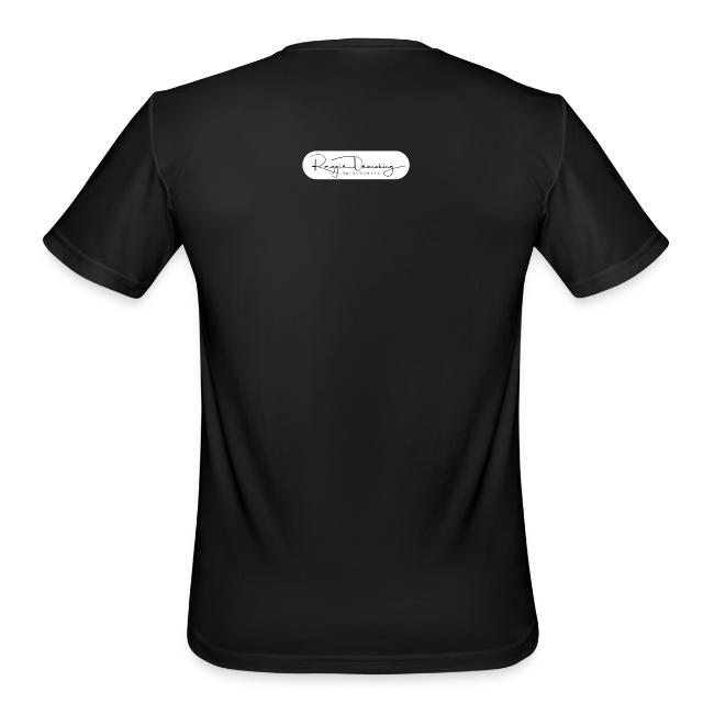 black and white logo round