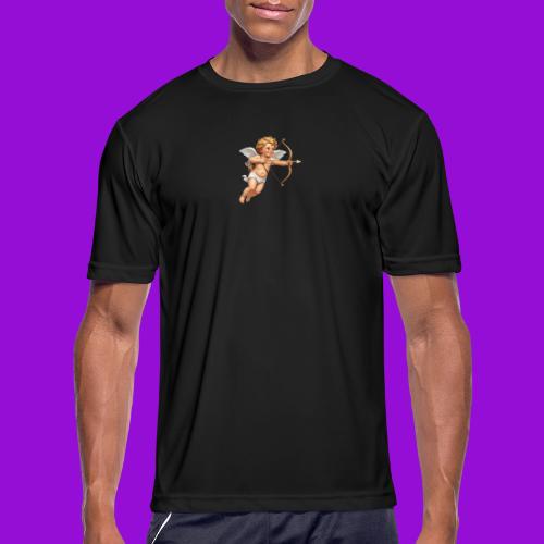 Cupid with twohearts set - Men's Moisture Wicking Performance T-Shirt