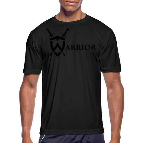 Black Warrior Logo 2 Sided - Men's Moisture Wicking Performance T-Shirt